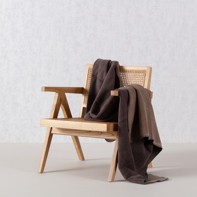 Kuscheldecke Cotton Cloud 150x200 Sepia&Espresso