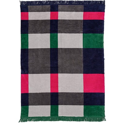 Koc Cosy Home 150x200cm Leaf&Fuchsia 150 x 200 cm
