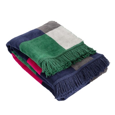 Koc Cosy Home 150x200cm Leaf&Fuchsia 150 x 200 cm