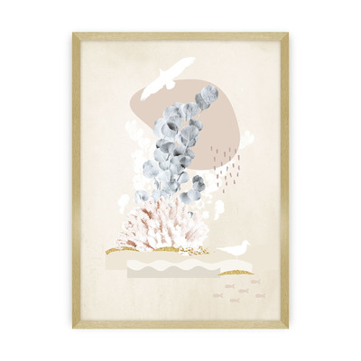 Plakát Beige Abstract I 30 x 40 cm