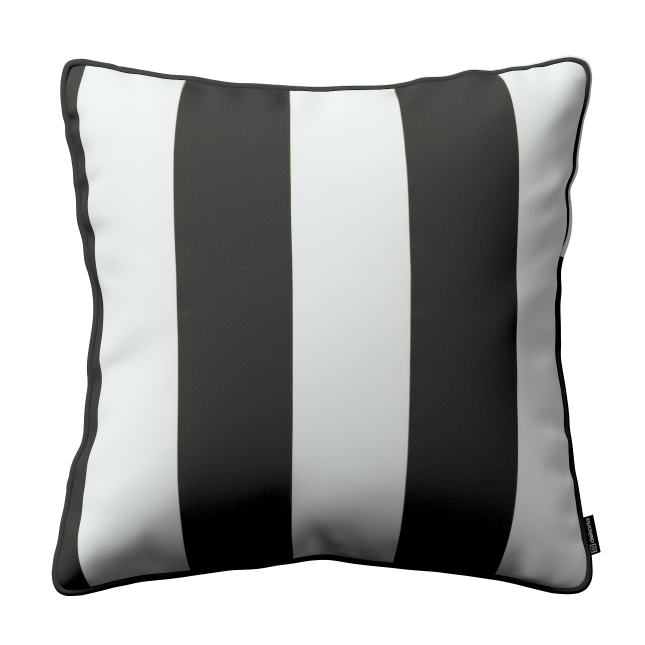 Kissenhülle Gabi mit Paspel, schwarz-weiß, 60 x 60 cm, Aria (137-53) günstig online kaufen