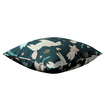 Lola piped cushion cover 45 x 45 cm (18 x 18 inch) in collection Magic Collection, fabric: 500-43