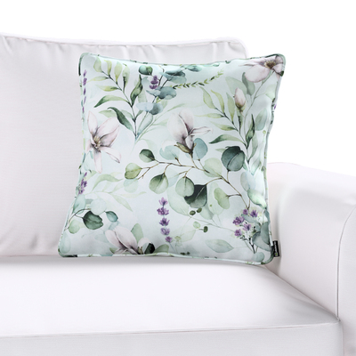 Pudebetræk<br/>Gabi med kant 45 x 45 cm fra kollektionen Flowers, Stof: 143-66