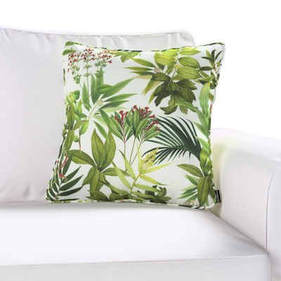 Pudebetræk<br/>Gabi med kant 60 x 60 cm fra kollektionen Flowers, Stof: 143-69