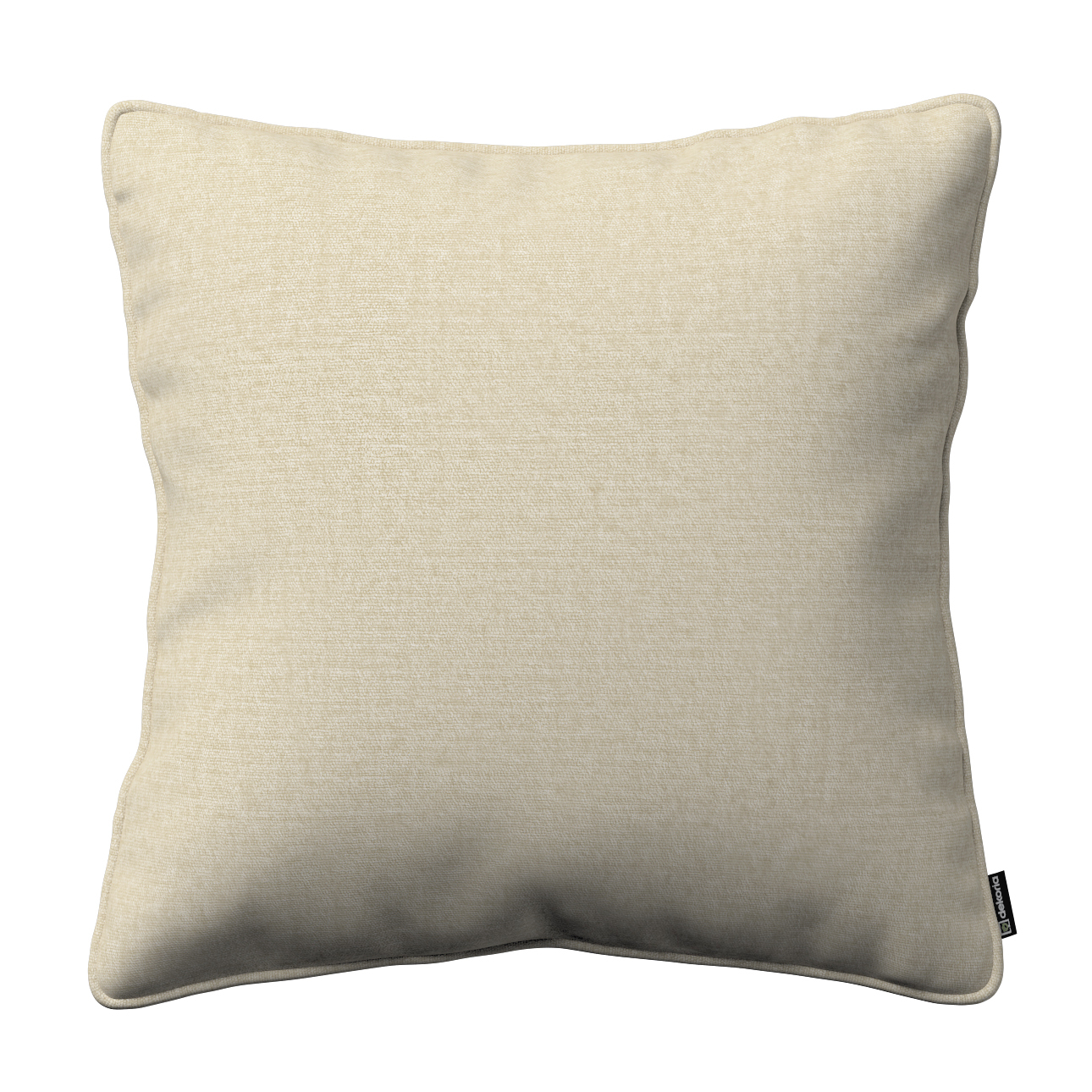 Kissenhülle Gabi mit Paspel, ecru, 45 x 45 cm, Chenille (162-06) günstig online kaufen