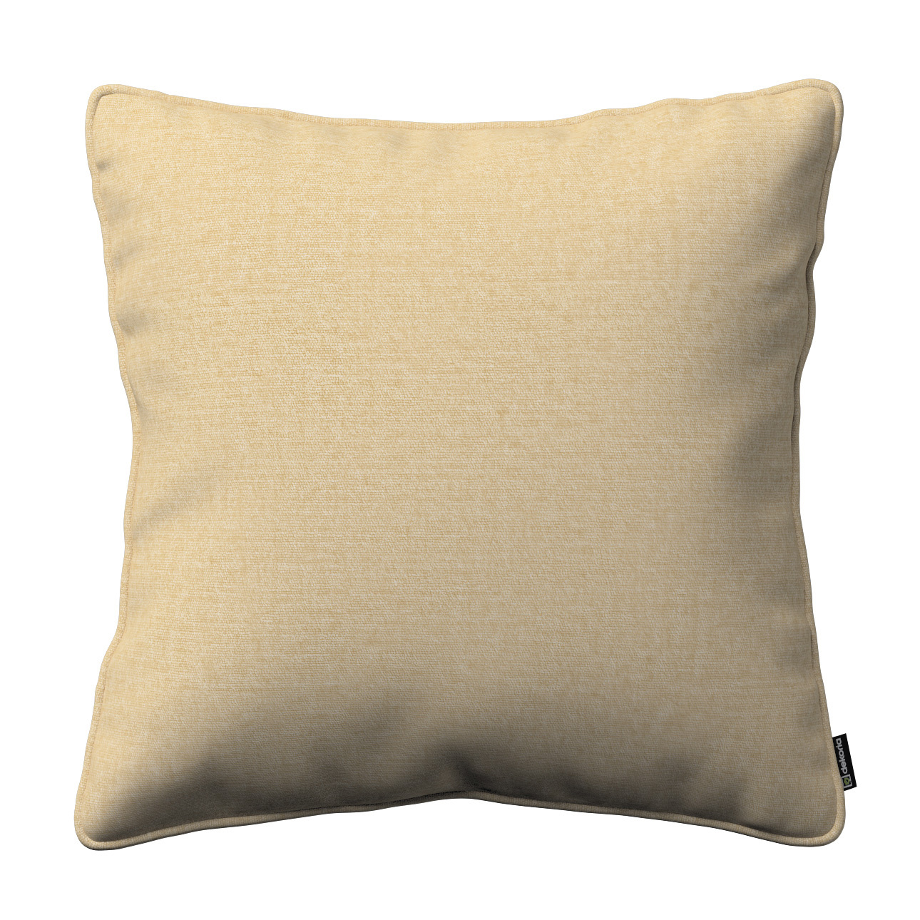 Kissenhülle Gabi mit Paspel, sandfarben, 45 x 45 cm, Chenille (162-12) günstig online kaufen