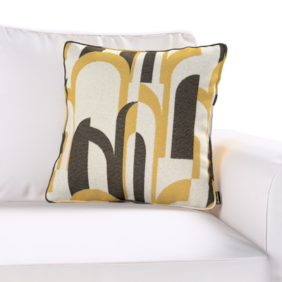 Pudebetræk<br/>Gabi med kant 45 x 45 cm fra kollektionen Cosy Home, Stof: 145-08