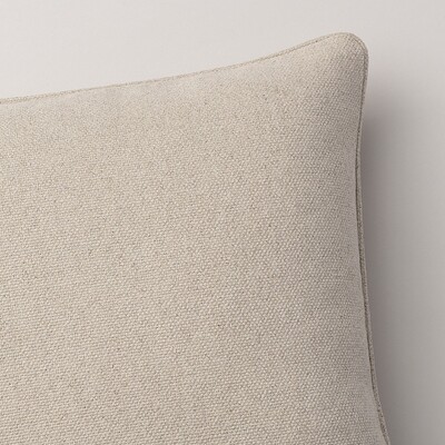 Pudebetræk<br/>Gabi med kant 60 x 60 cm fra kollektionen Hemp Blend, Stof: 159-32