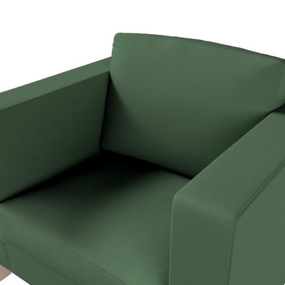 Karlanda betræk lænestol, kort 90 X 87 X 66 CM fra kollektionen Cotton Panama, Stof: 702-51