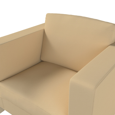 Bezug für Karlanda Sessel, kurz Bezug für Karlanda Sessel von der Kollektion Cotton Panama, Stoff: 702-47