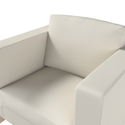 Karlanda betræk lænestol, kort 90 X 87 X 66 CM fra kollektionen Cotton Panama, Stof: 702-45