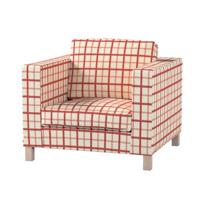 Housse De Fauteuil IKEA Ektorp / Jennylund – Neuve, Beige/Rouge