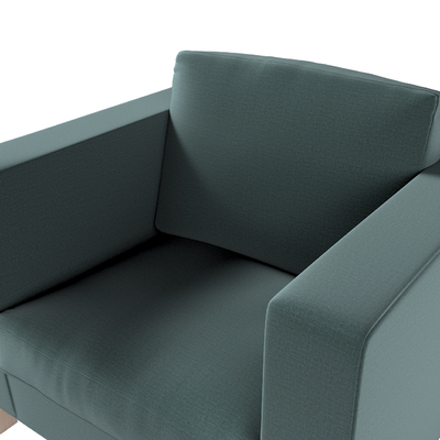 Housse pour fauteuil Karlanda, courte 90 x 87 x 66 cm dans la collection Ingrid, Tissu: 705-36