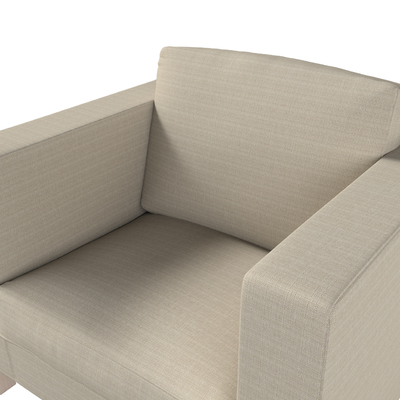 Karlanda betræk lænestol, kort 90 X 87 X 66 CM fra kollektionen Living 2, Stof: 162-08