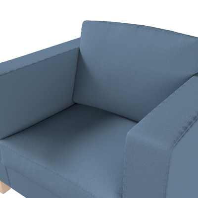 Bezug für Karlanda Sessel, kurz Bezug für Karlanda Sessel von der Kollektion Bouclé, Stoff: 702-86