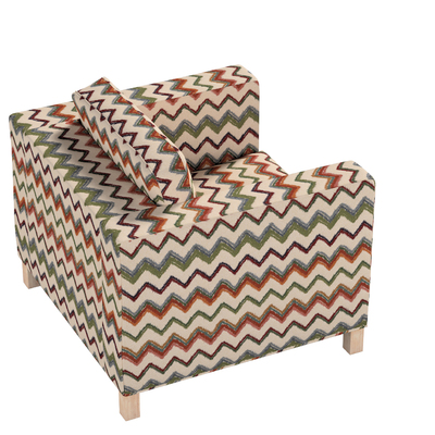 Karlanda betræk lænestol, kort 90 X 87 X 66 CM fra kollektionen Cosy Home, Stof: 145-36