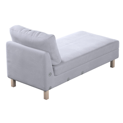 Pokrowiec na szezlong Karlstad dostawka, krótki 80 x 160 x 80 cm w kolekcji Velvet, tkanina: 704-24