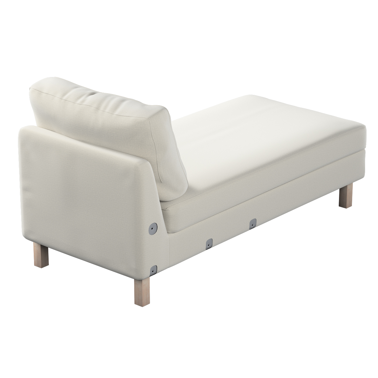 Bezug für Karlstad Recamiere Zustellsofa, kurz, grau, Bezug für Karlstad Re günstig online kaufen