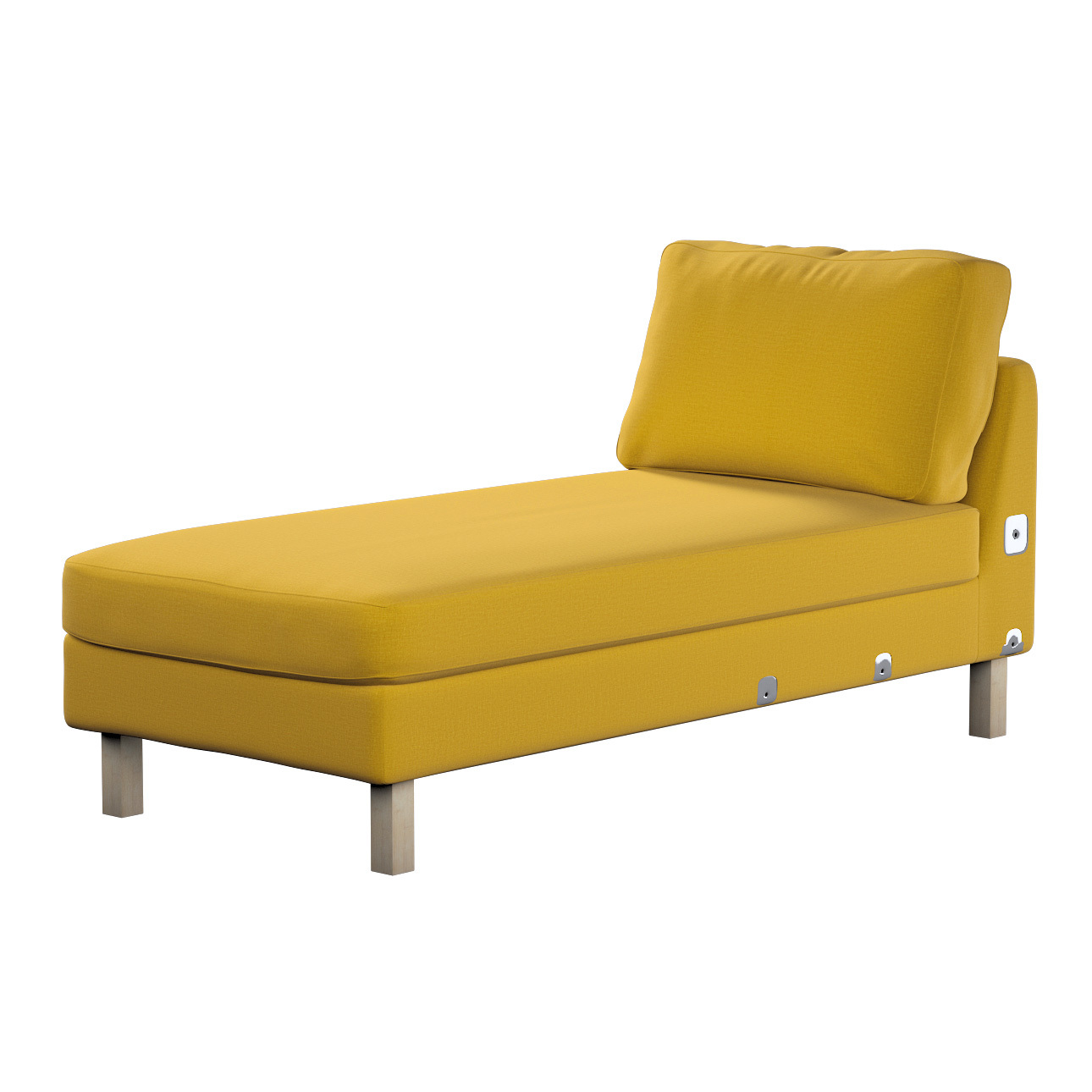Bezug für Karlstad Recamiere Zustellsofa, kurz, honiggelb, Bezug für Karlst günstig online kaufen