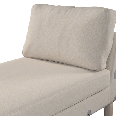 Pokrowiec na szezlong Karlstad dostawka, krótki 80 x 160 x 80 cm w kolekcji Living Basic, tkanina: 162-42