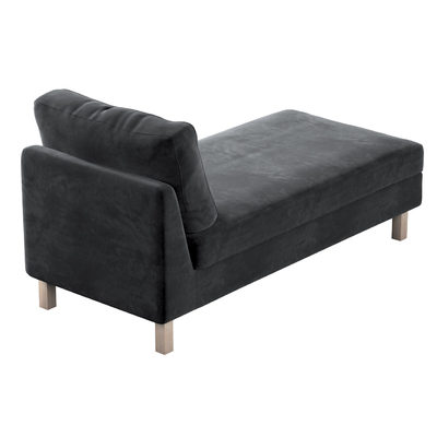 Karlstad betræk Chaiselong, kort 80 X 160 X 80 CM fra kollektionen Velvet, Stof: 704-17