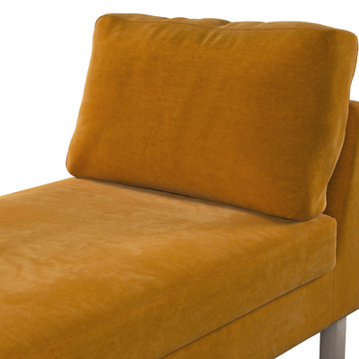 Pokrowiec na szezlong Karlstad wolnostojący, krótki 80 x 160 x 80 cm w kolekcji Velvet, tkanina: 704-23
