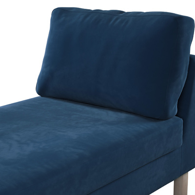 Karlstad betræk Chaiselong, kort 80 X 160 X 80 CM fra kollektionen Velvet, Stof: 704-29