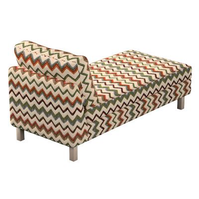 Karlstad betræk Chaiselong, kort 80 X 160 X 80 CM fra kollektionen Cosy Home, Stof: 145-36