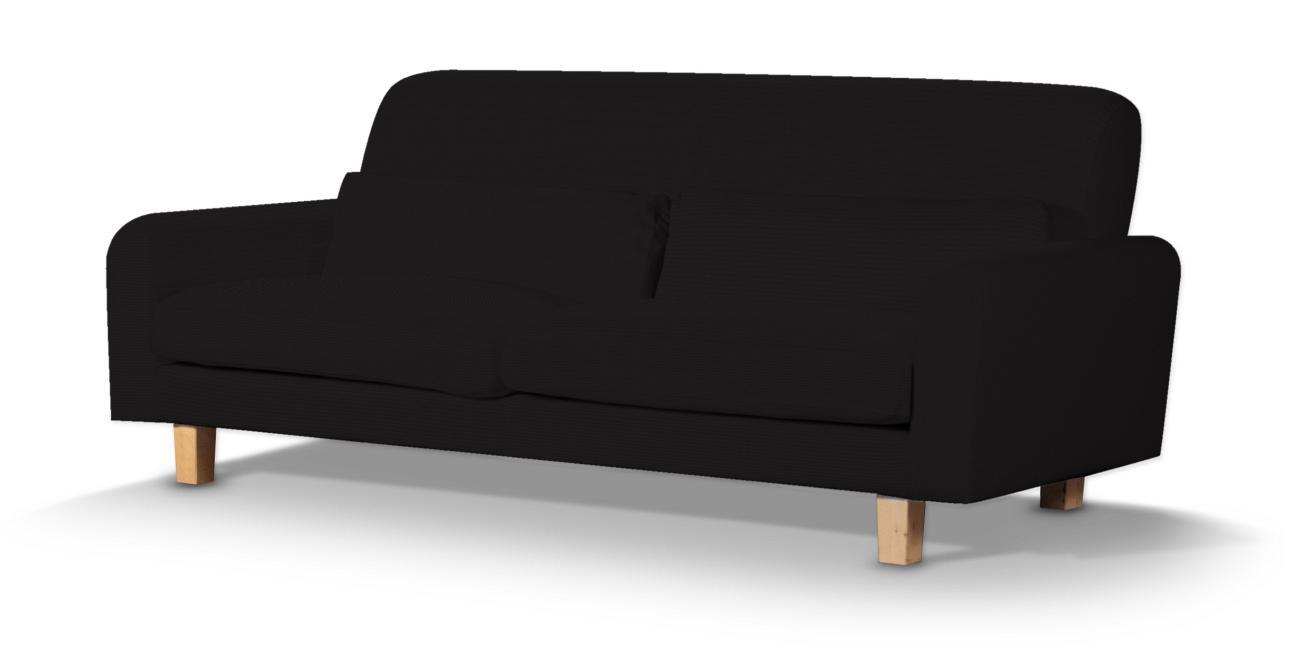 Dekoria Bezug für Sofa Nikkala, Kollektion Cotton Panama, schwarz