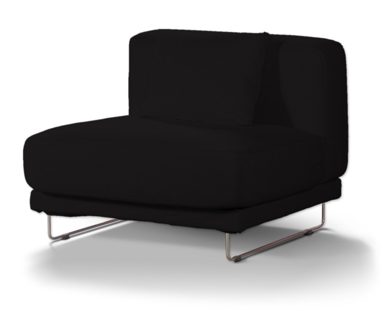 Dekoria Bezug für Tylösand 1-er Sitzmodull, Kollektion Cotton Panama, schwarz