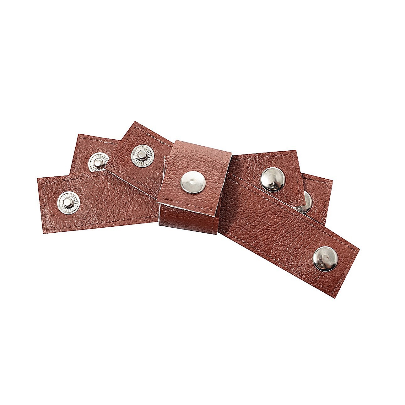 Zestaw obrączek na serwetki Eco Leather 4szt. brown