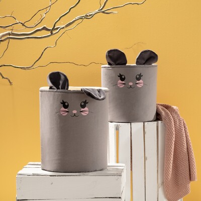 Kosz na zabawki Happy Band - Mouse 25x30cm 25x25x30cm