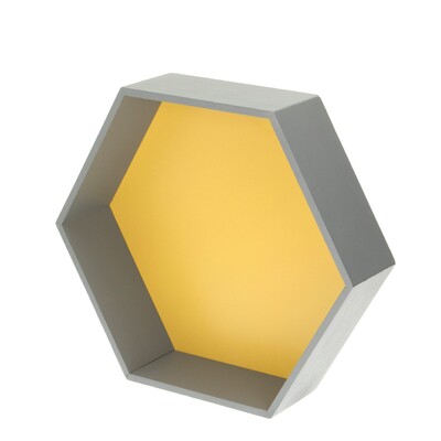 Półka Honeycomb yellow 45x35x15cm
