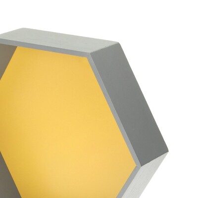 Półka Honeycomb yellow 45x35x15cm 45x35x15cm