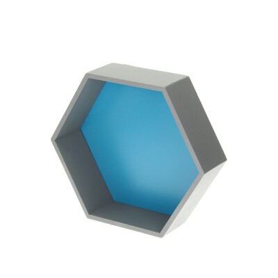 Półka Honeycomb blue 35x30x12cm