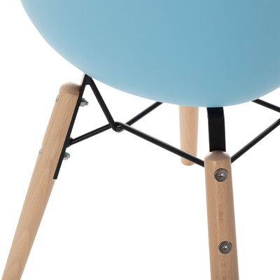 Baby chair Monte light blue  40x40x58cm