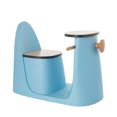 Stuhl mit Tisch 2in1 Vespo blue
