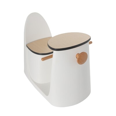 Stuhl mit Tisch 2in1 Vespo white 40x75x59cm