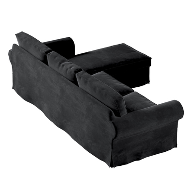Ektorp betræk 2 sæder med chaiselong 252 X 163 X 88 CM fra kollektionen Velvet, Stof: 704-17