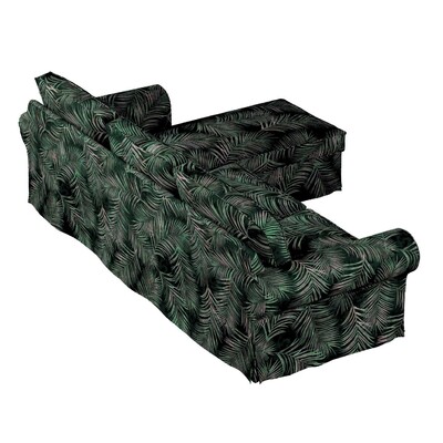 Ektorp betræk 2 sæder med chaiselong 252 X 163 X 88 CM fra kollektionen Velvet, Stof: 704-21
