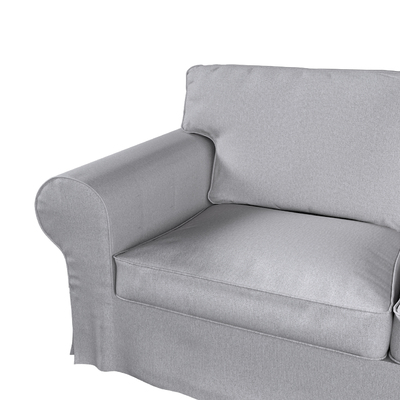 Ektorp 2-seater sofa with chaise longue cover, grey melange, 704