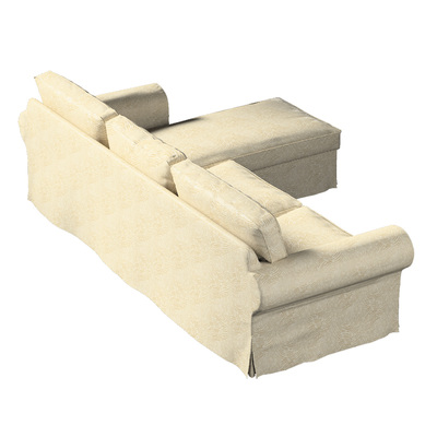 Ektorp betræk 2 sæder med chaiselong 252 X 163 X 88 CM fra kollektionen Living 2, Stof: 162-07