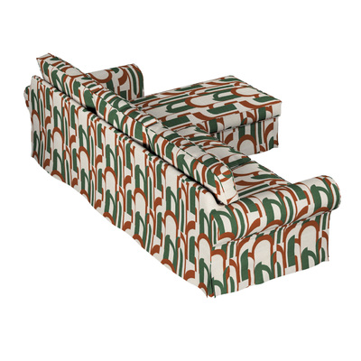 Ektorp betræk 2 sæder med chaiselong 252 X 163 X 88 CM fra kollektionen Cosy Home, Stof: 145-11