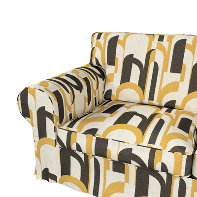 Ektorp betræk 2 sæder med chaiselong 252 X 163 X 88 CM fra kollektionen Cosy Home, Stof: 145-08