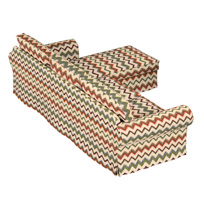 Ektorp betræk 2 sæder med chaiselong 252 X 163 X 88 CM fra kollektionen Cosy Home, Stof: 145-36
