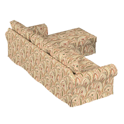 Ektorp betræk 2 sæder med chaiselong 252 X 163 X 88 CM fra kollektionen Cosy Home, Stof: 145-32