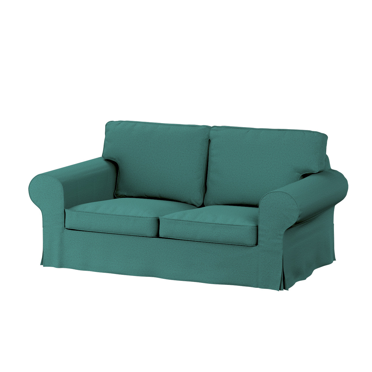 Dekoria Bezug für Ektorp 2-Sitzer Schlafsofa NEUES Modell, Kollektion Living Loop, türkis
