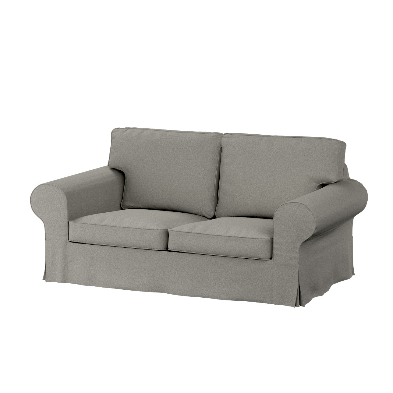 Dekoria Bezug für Ektorp 2-Sitzer Schlafsofa NEUES Modell, Kollektion Living Loop, hellgrau