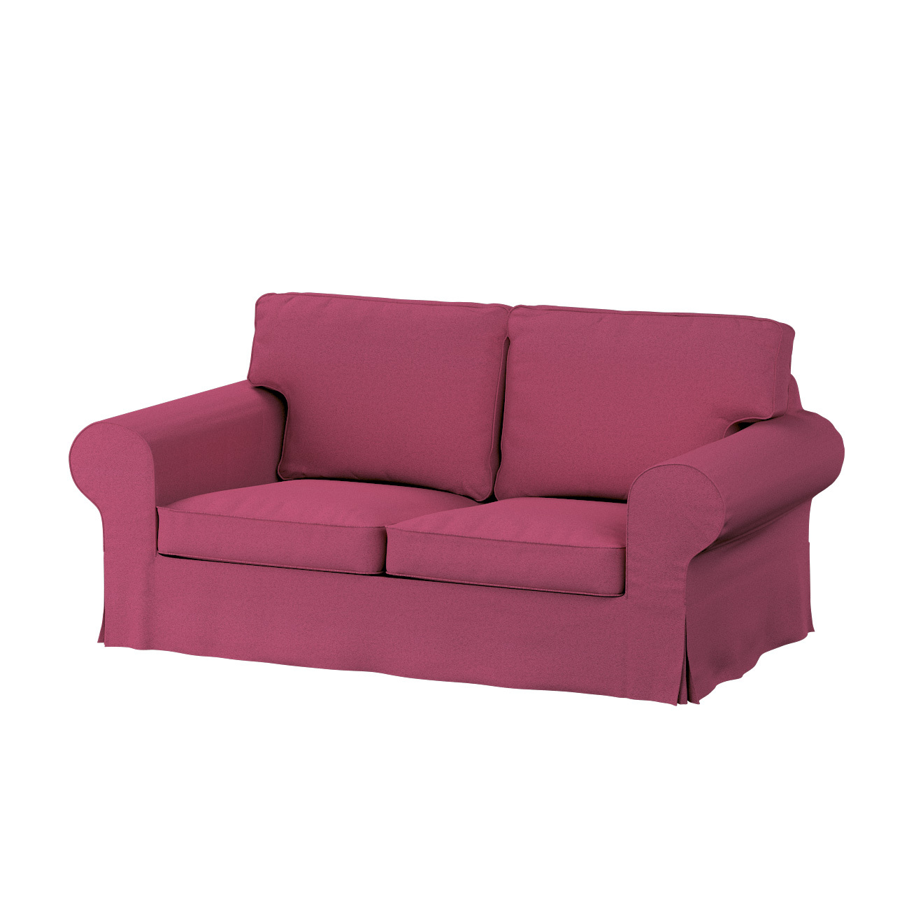 Dekoria Bezug für Ektorp 2-Sitzer Schlafsofa NEUES Modell, Kollektion Living Loop, Fuchsia