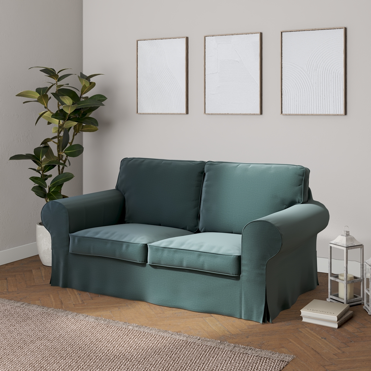 Ektorp 2 seater sofa size sale